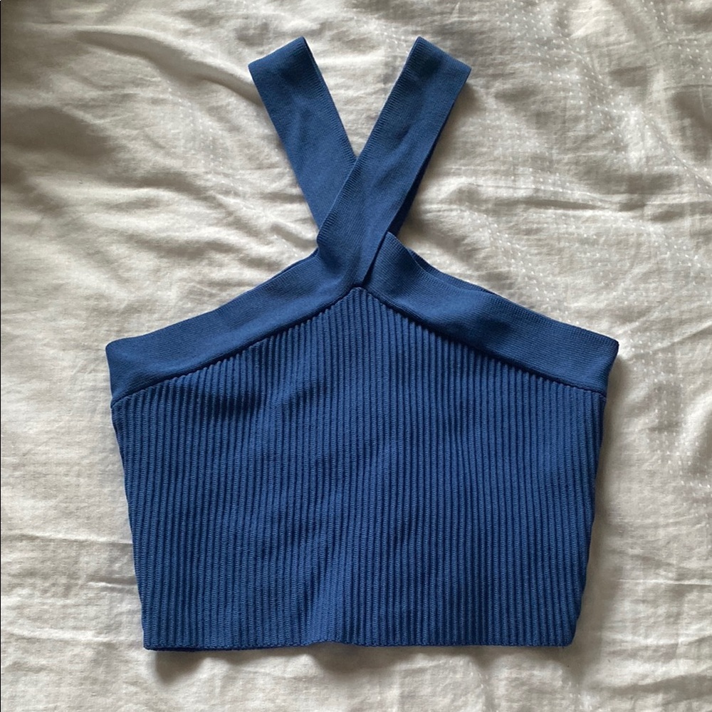Debut - Cropped Crisscross Strap Top - S/M